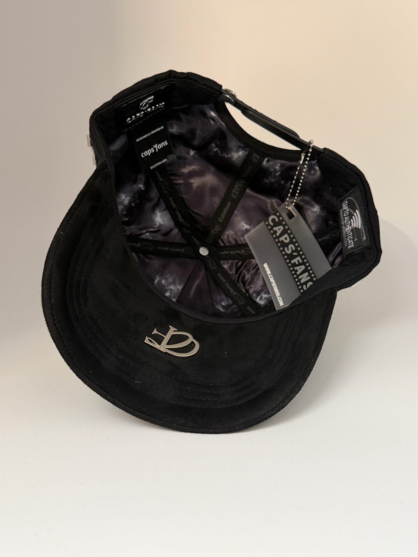Gorra rosario negra / silver