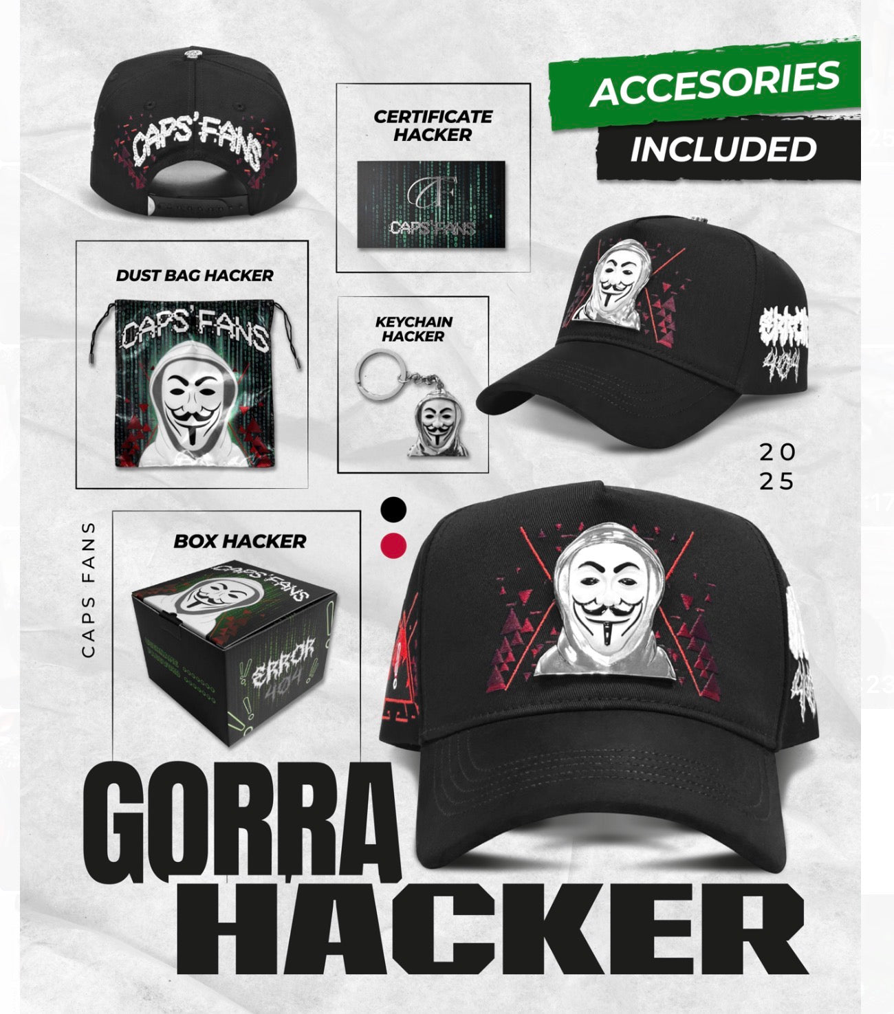 Gorra HACKER EDITION