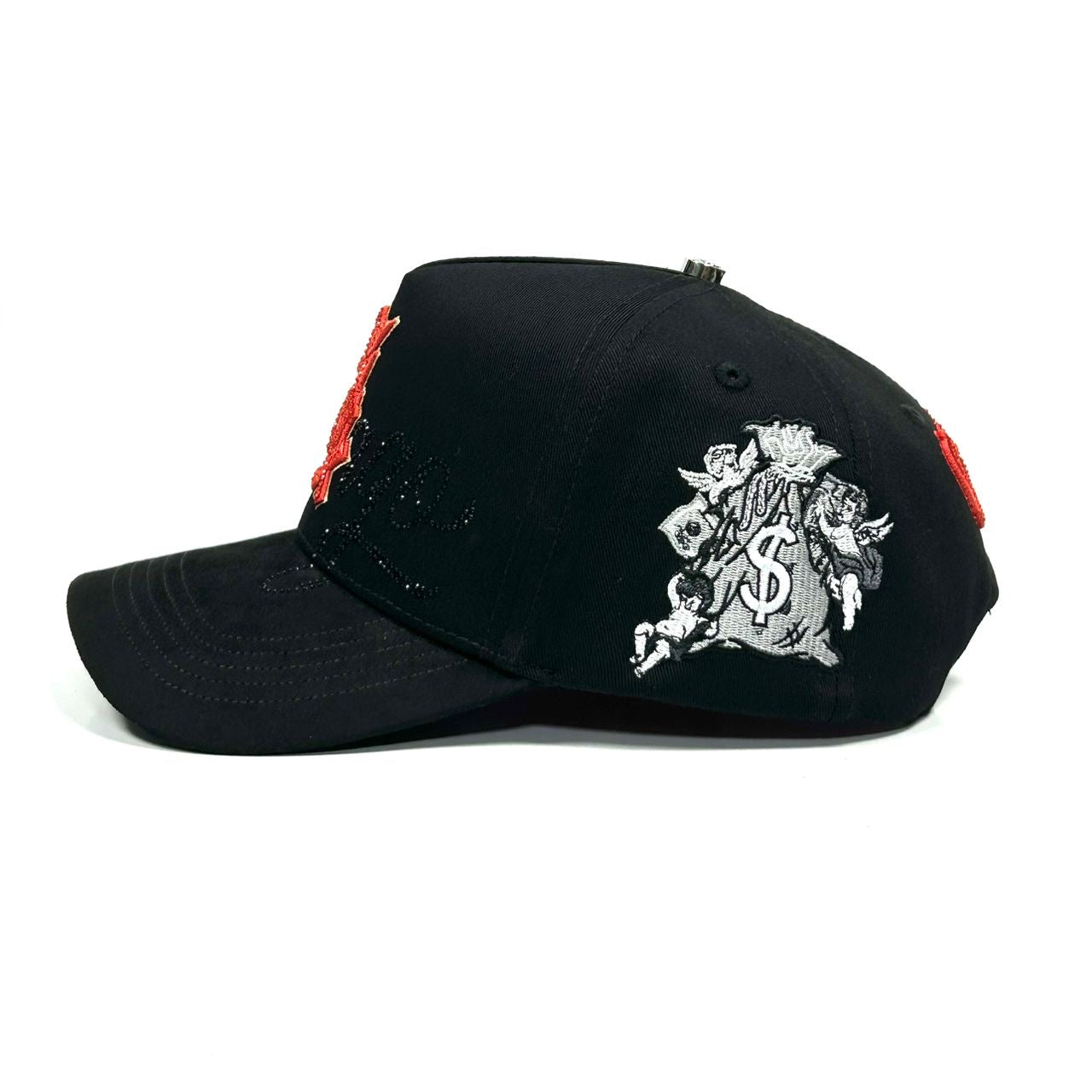 Gorra Sox black with red