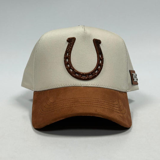 Gorra herradura beige/brown