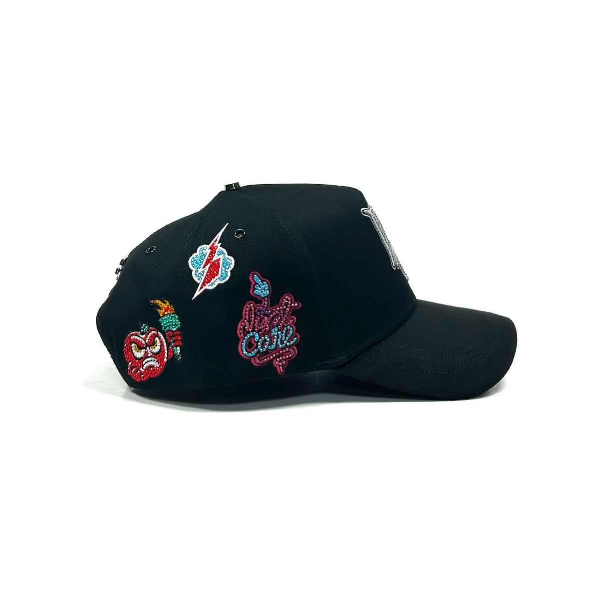 Gorra NY patches black