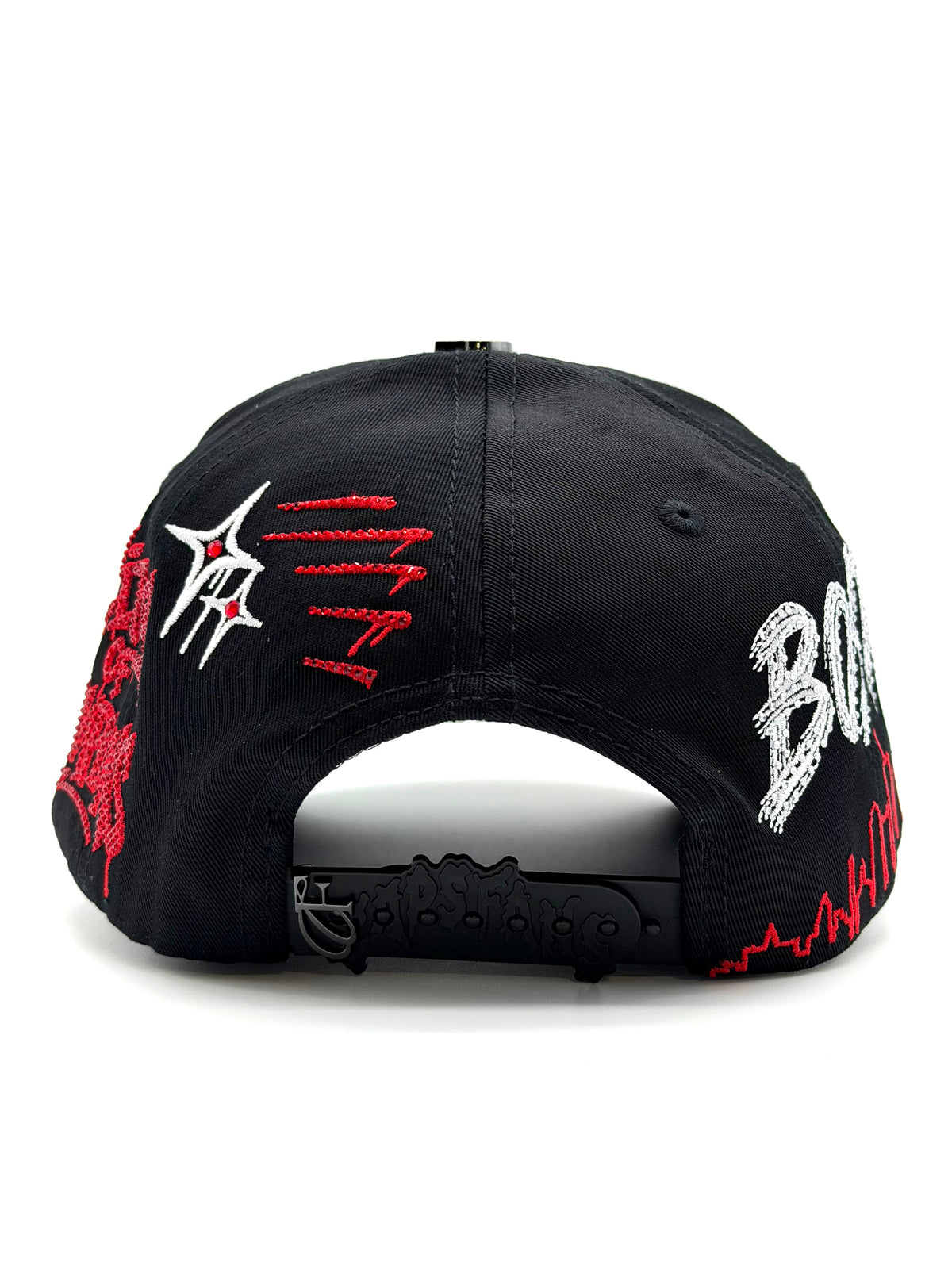 Gorra Boston black red