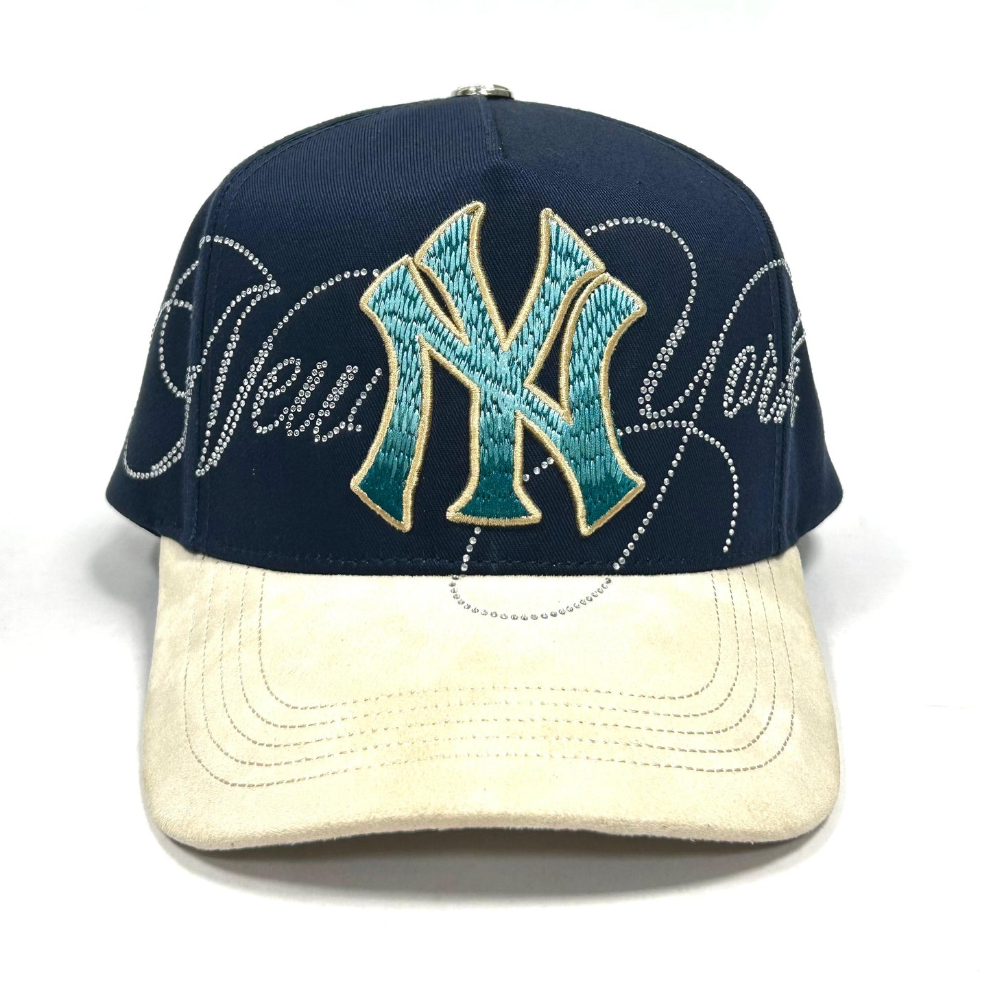 Gorra NY CRYSTALS BLUE/BEIGE