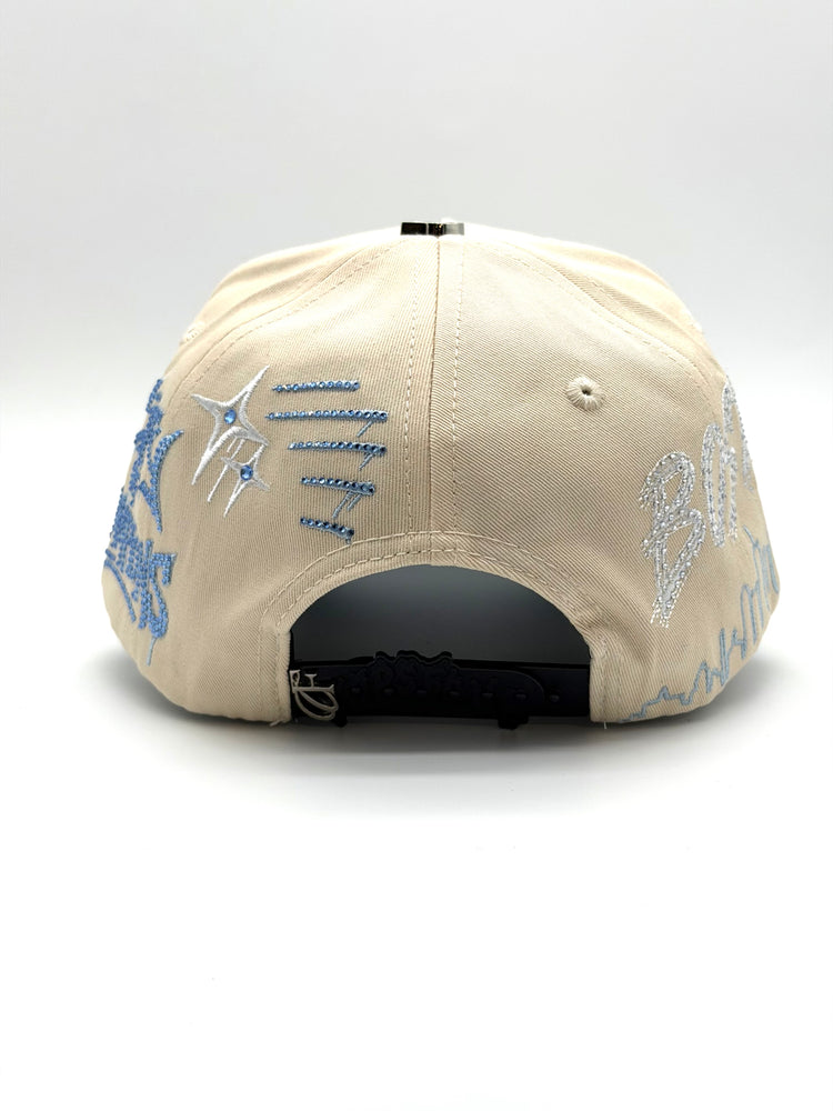 Gorra Boston city beige blue 2