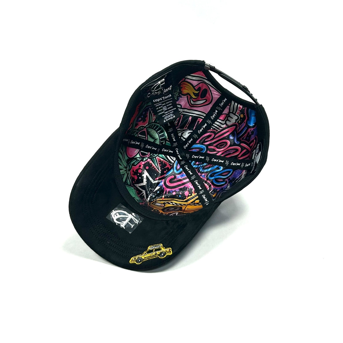 Gorra NY patches black