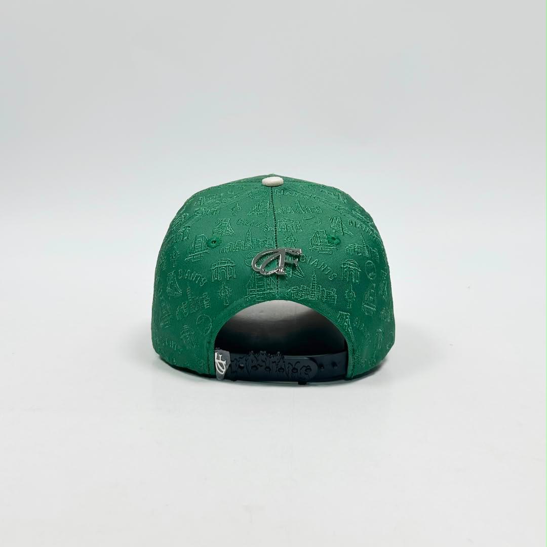 Gorra San Francisco beige green