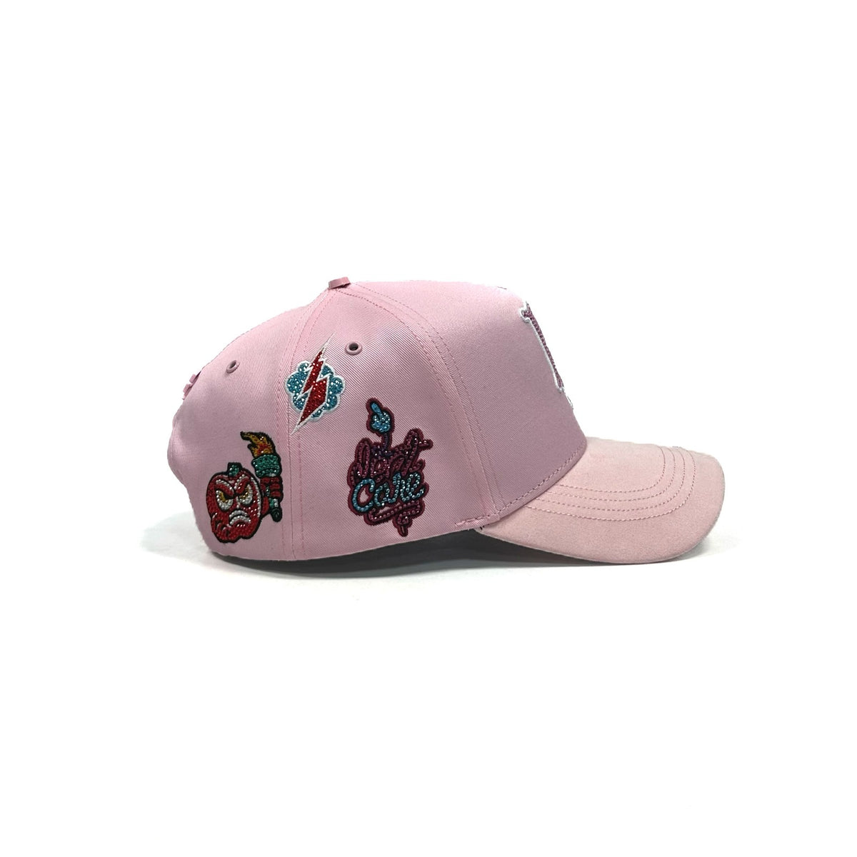 Gorra NY patches Pink