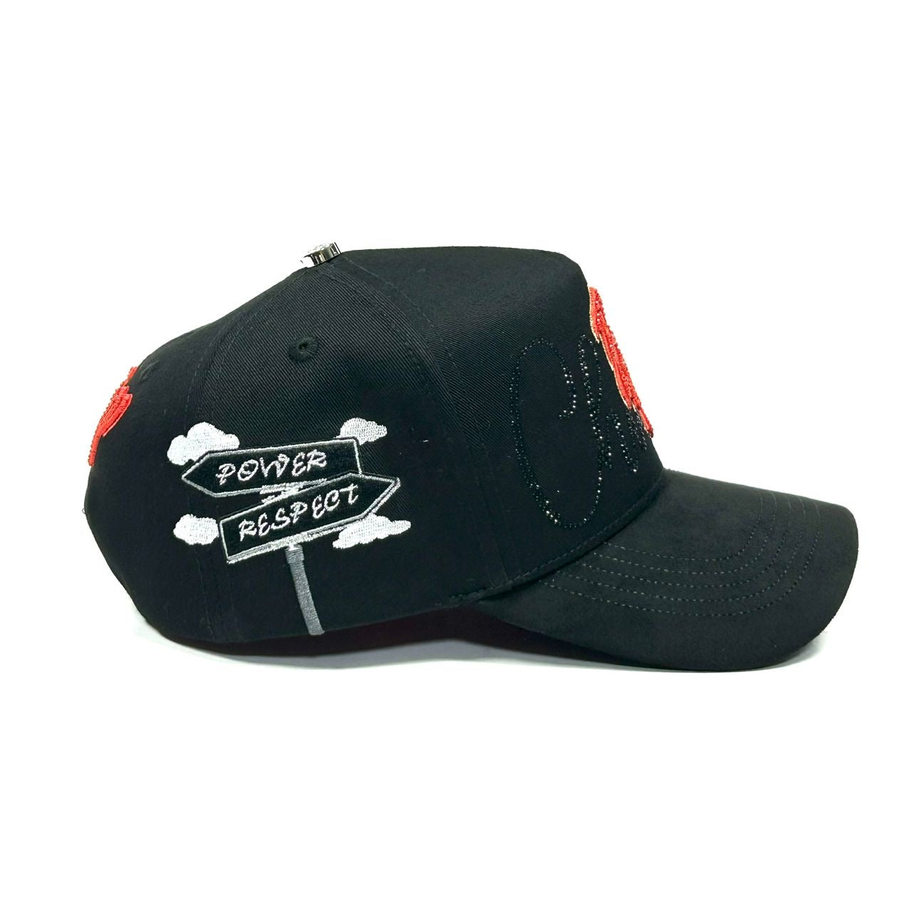 Gorra Sox black with red