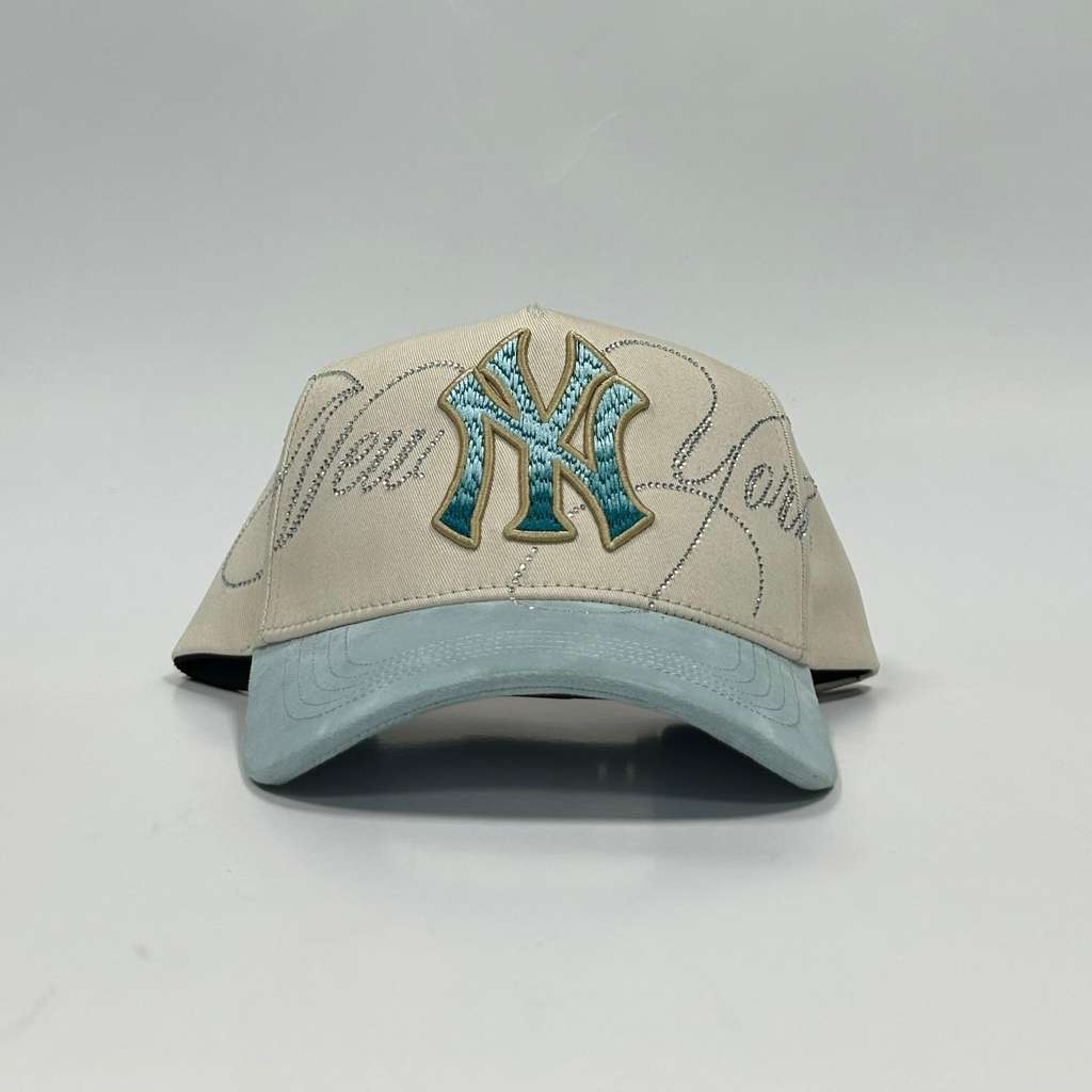 GORRA NY CRISTALS LIGHT BLUE