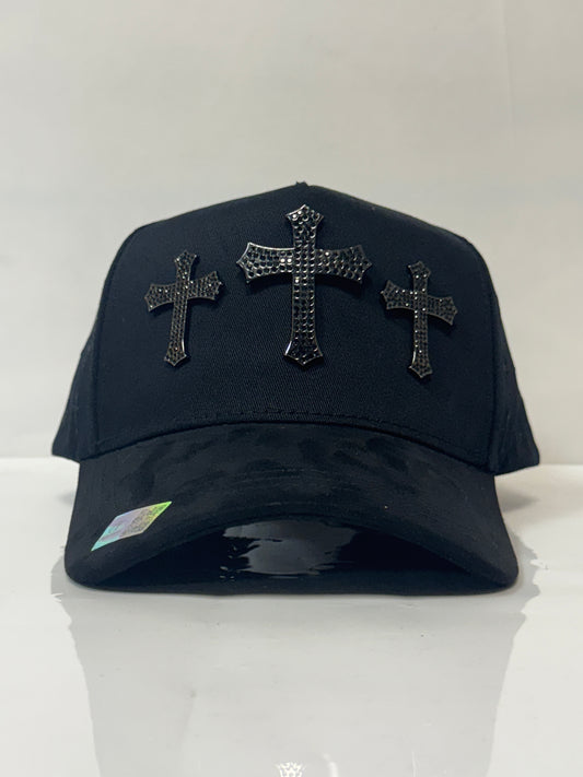 Gorra 3 Cruzes all black