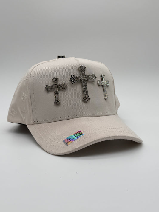 Gorra 3 Cruzes beige