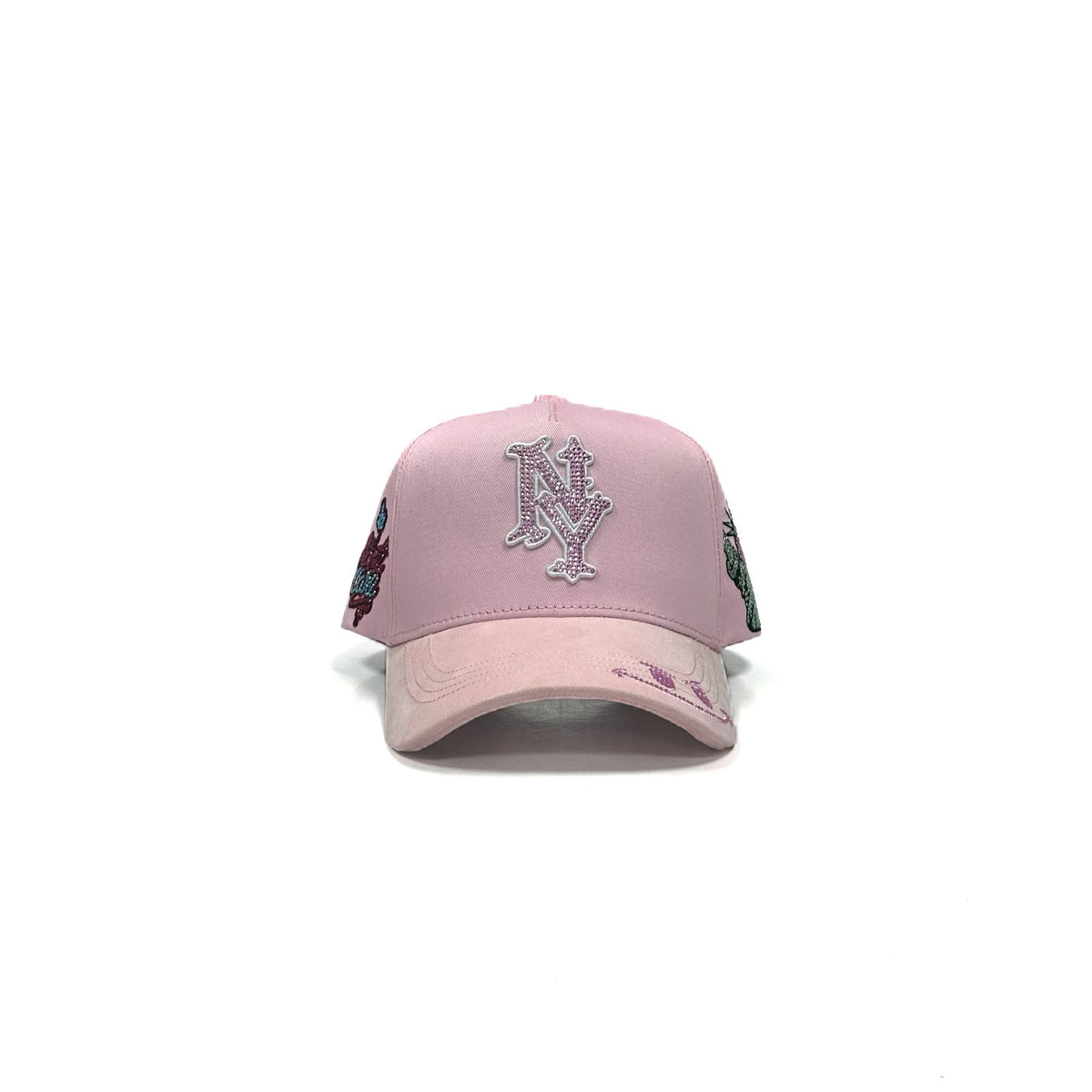 Gorra NY patches Pink