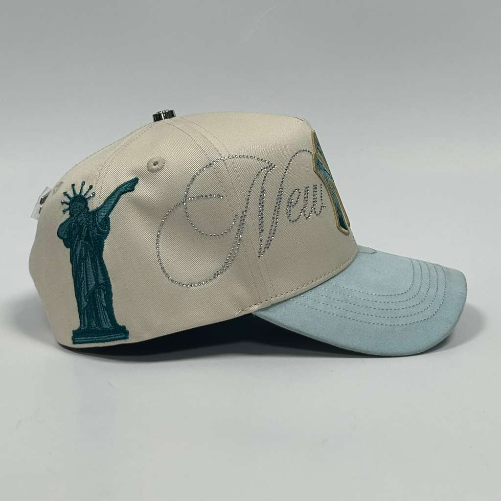 GORRA NY CRISTALS LIGHT BLUE