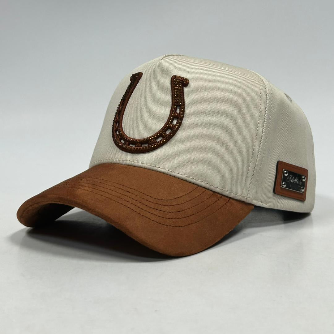 Gorra herradura beige/brown