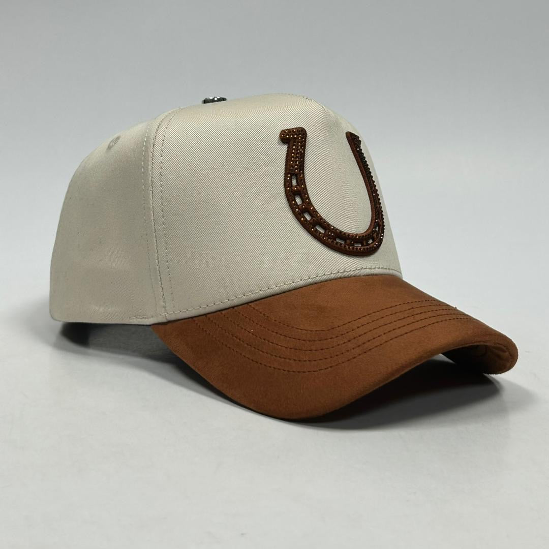 Gorra herradura beige/brown