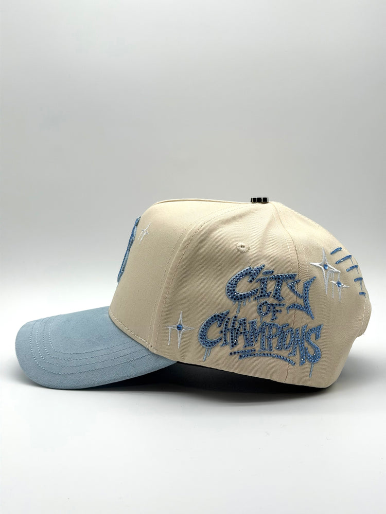 Gorra Boston city beige blue 2