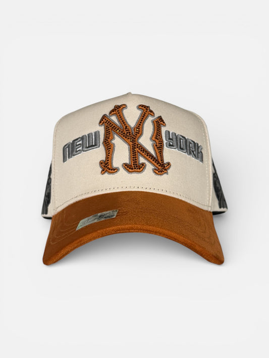 Gorra NY Cristals  beige