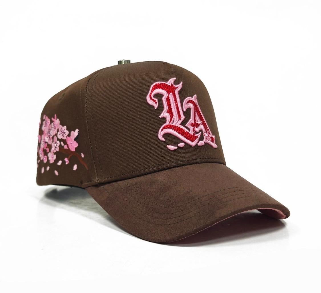 Gorra LA flores brown 90