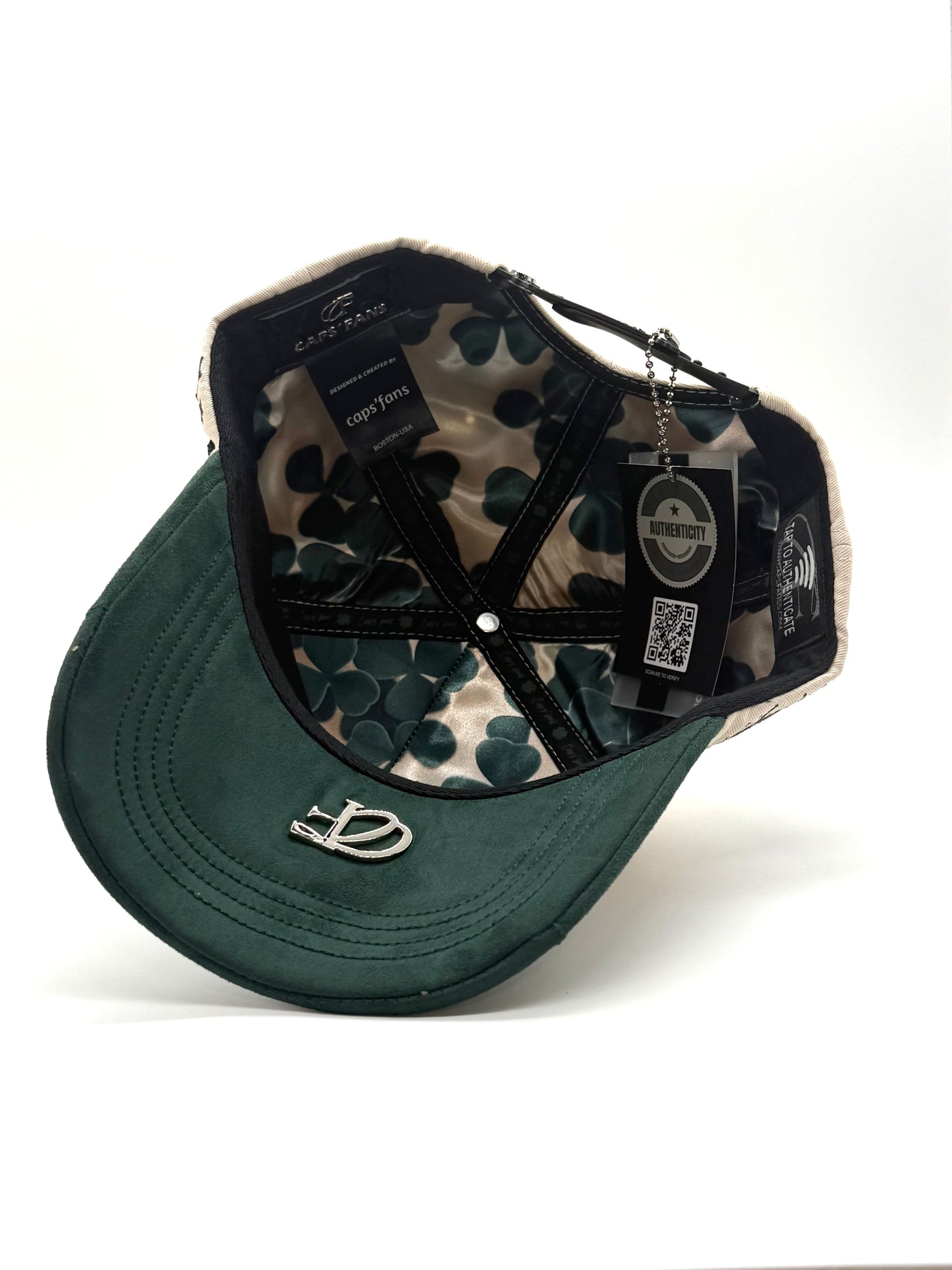 Gorra Trébol beige green