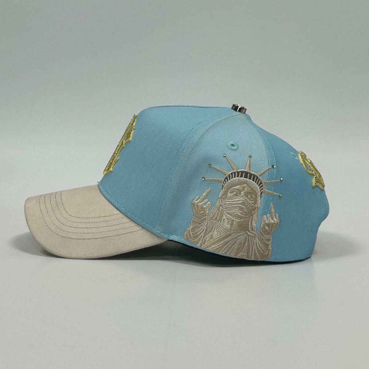 Gorra NY change color blue/purple