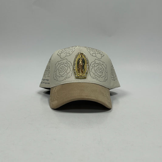 Gorra virgen Guadalupe beige