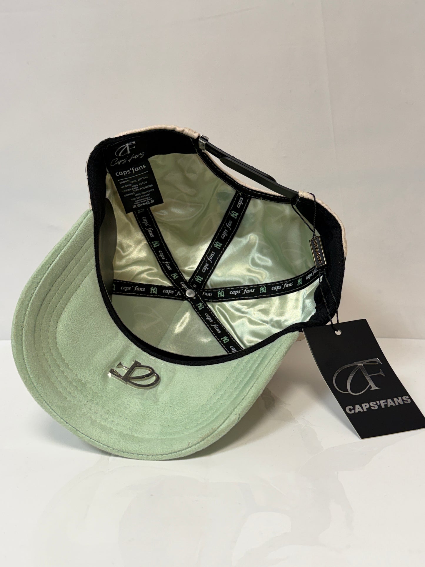 Gorra NY Cristals beige/green