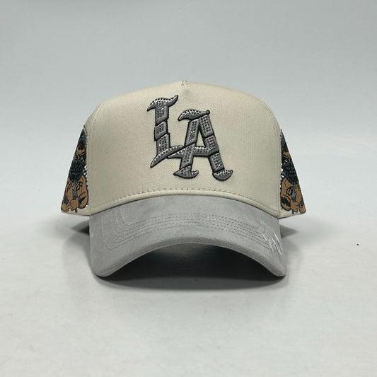 Gorra LA bad angel beige