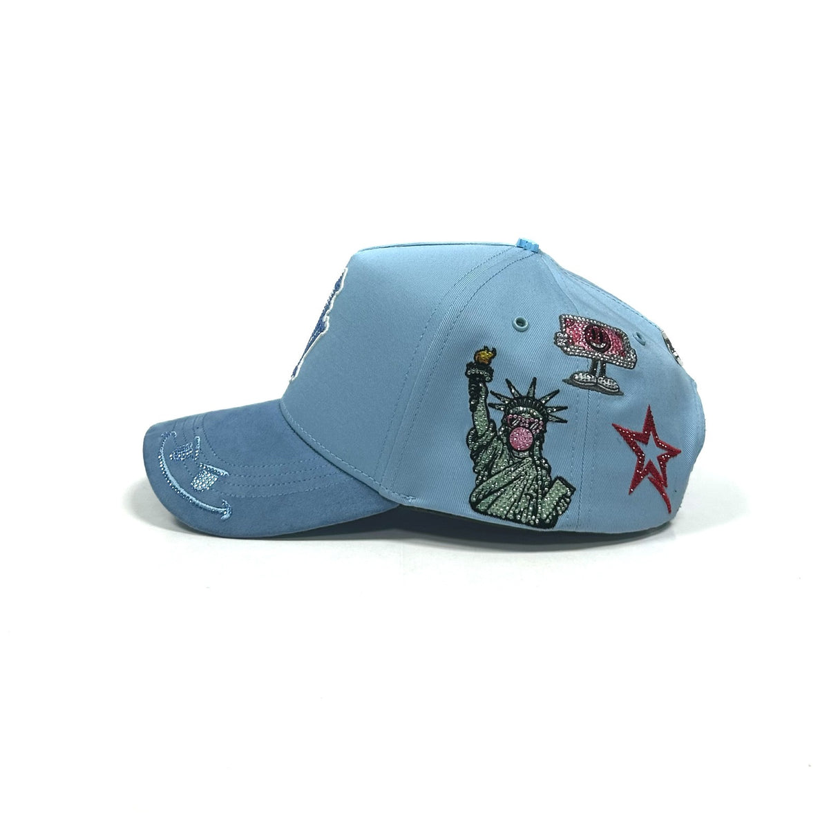 Gorra NY patches blue