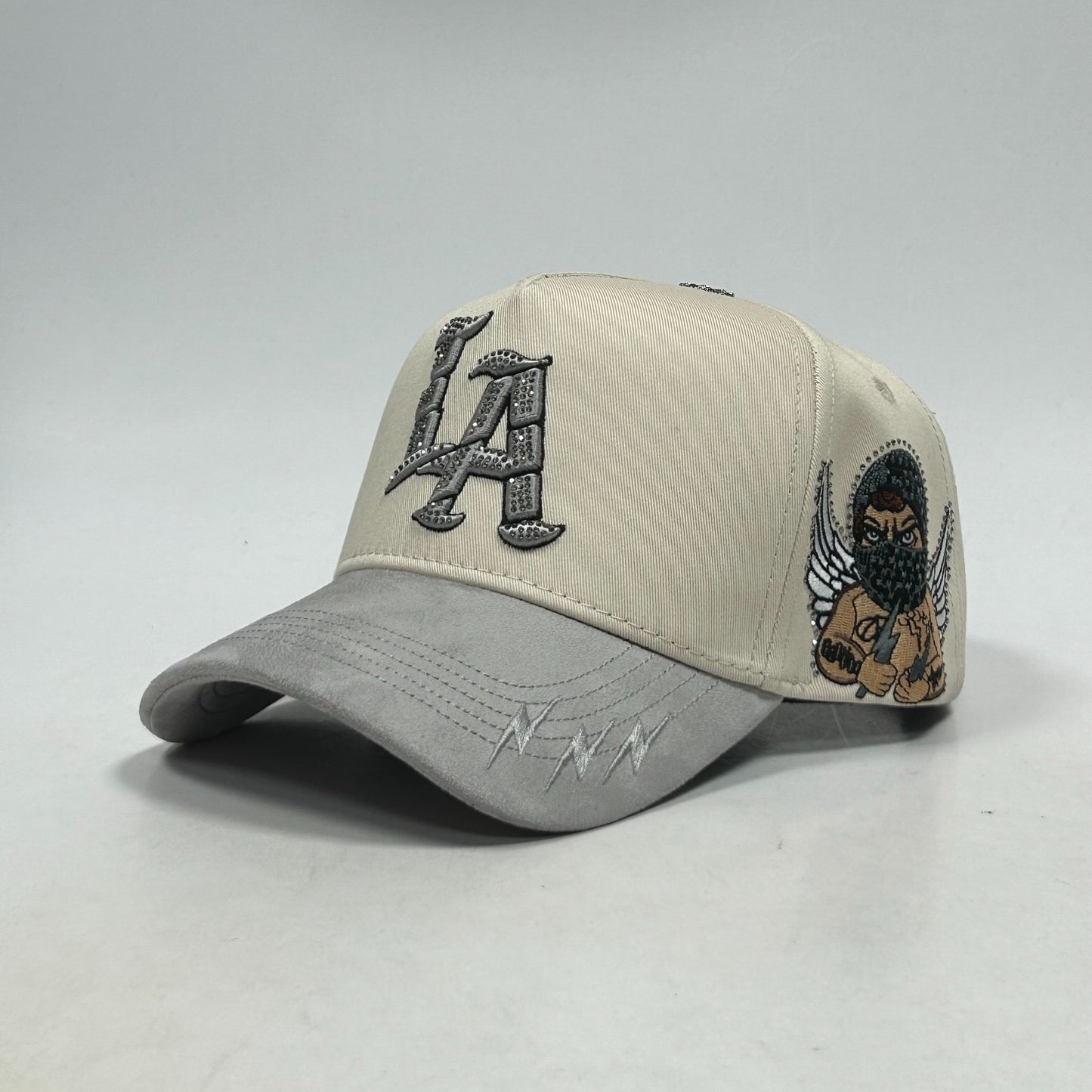 Gorra LA bad angel beige
