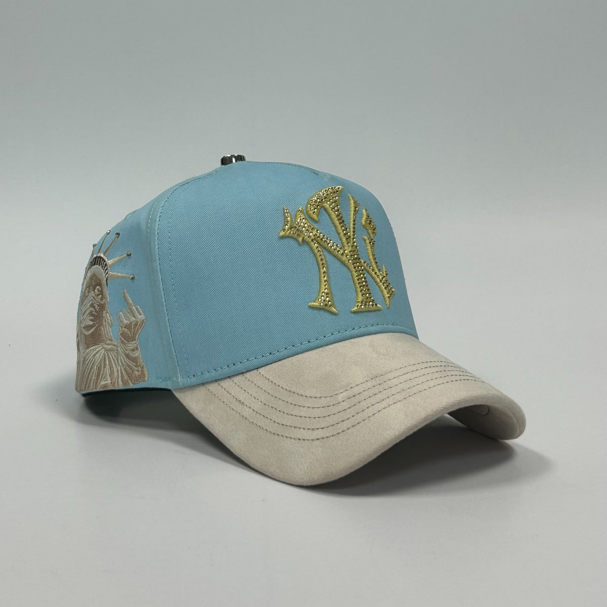 Gorra NY change color blue/purple