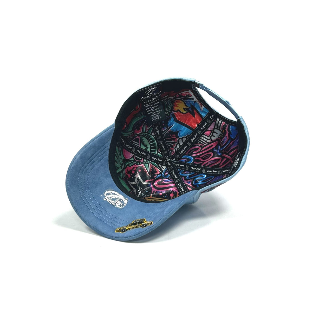 Gorra NY patches blue