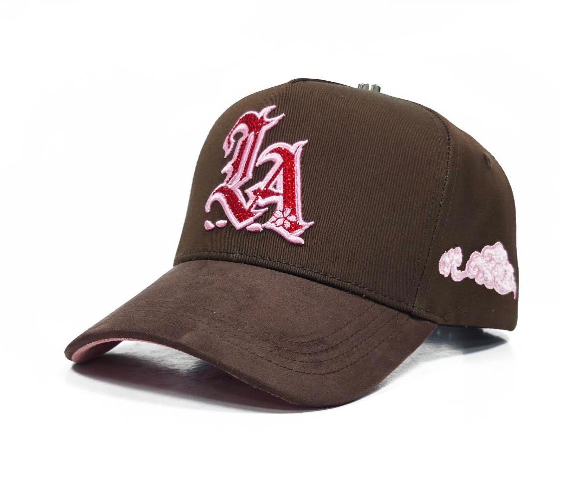 Gorra LA flores brown 90