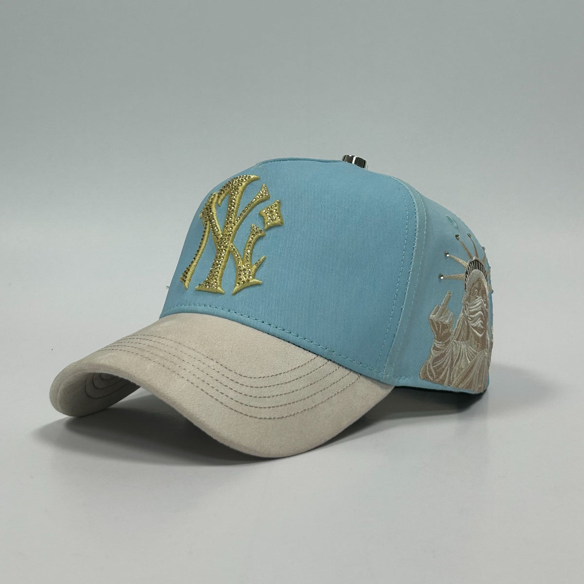 Gorra NY change color blue/purple
