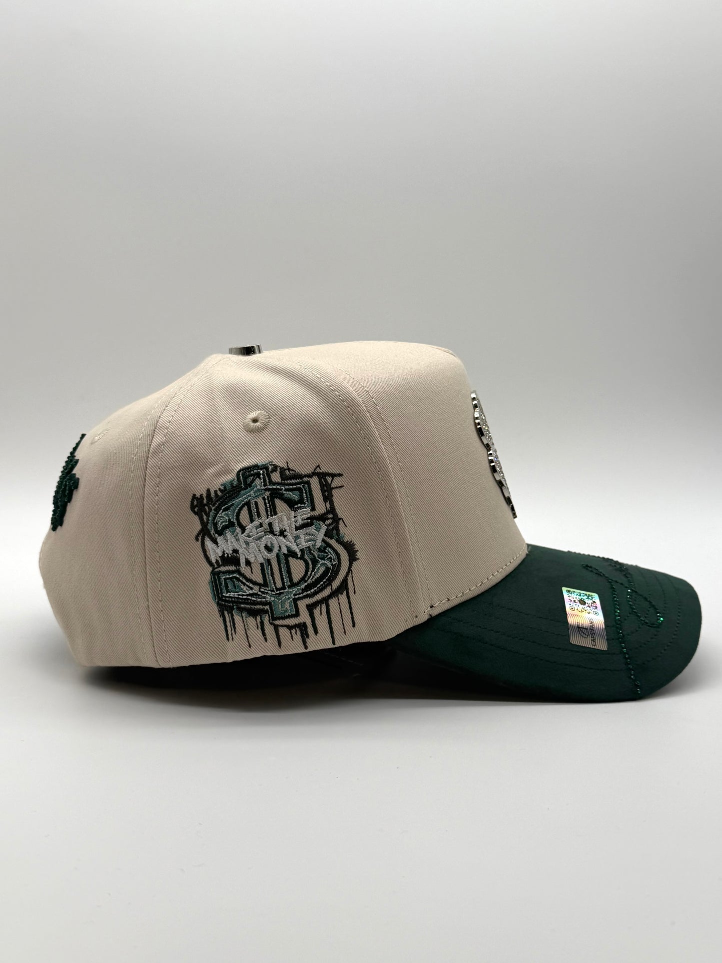 Gorra Trébol beige green