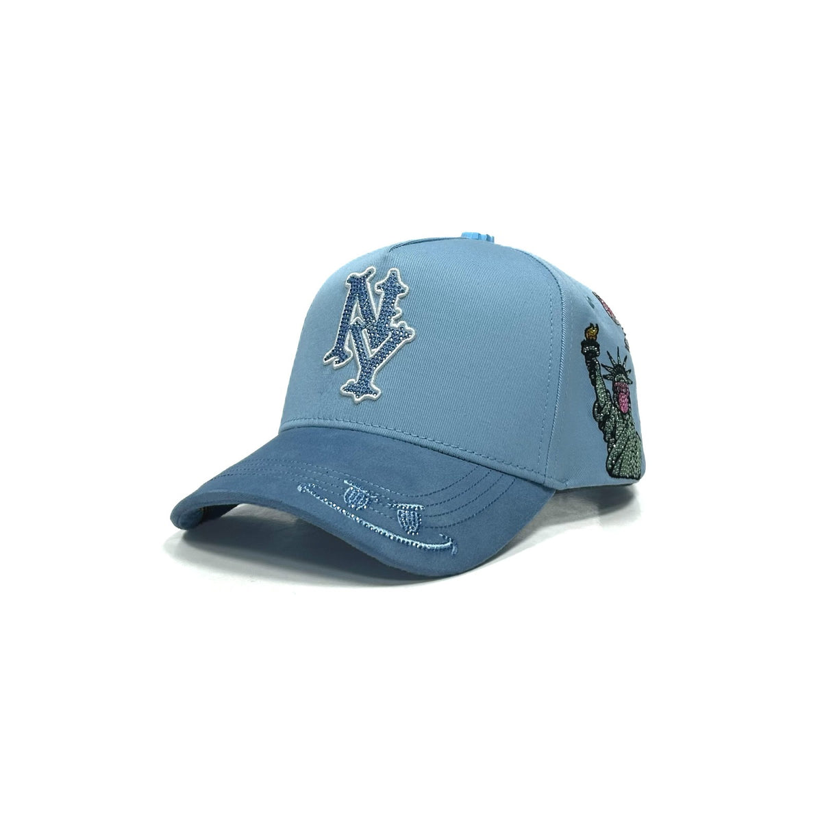 Gorra NY patches blue