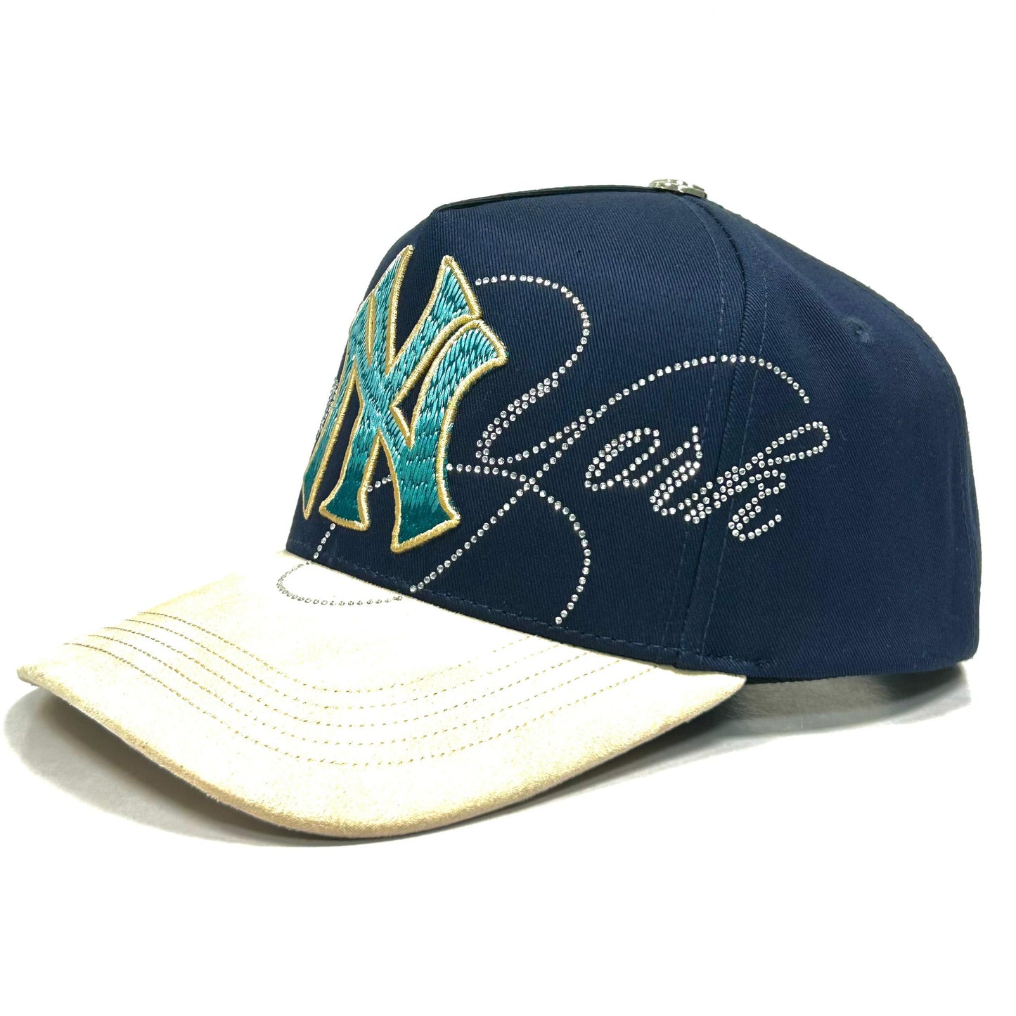 Gorra NY CRYSTALS BLUE/BEIGE