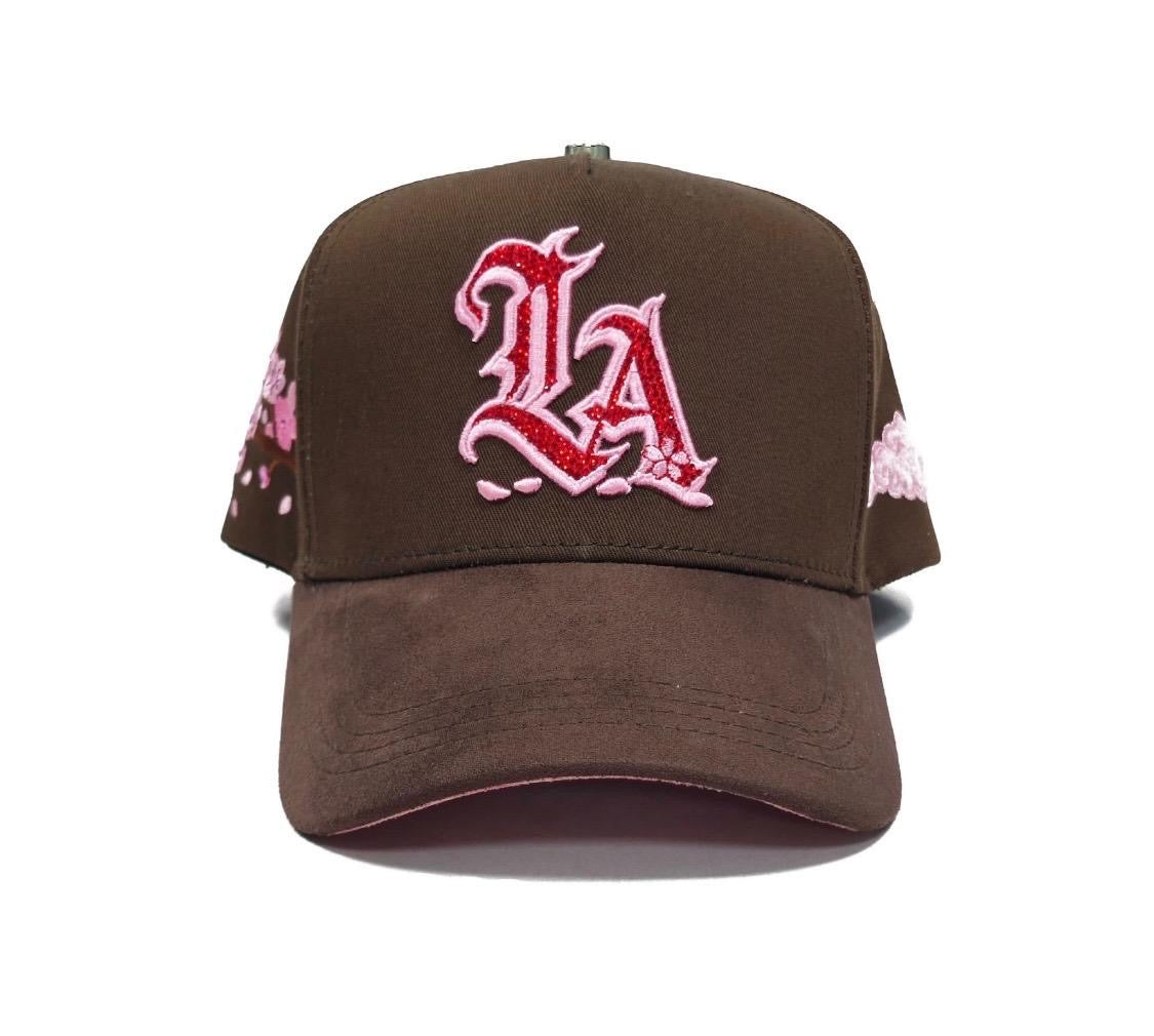 Gorra LA flores brown 90