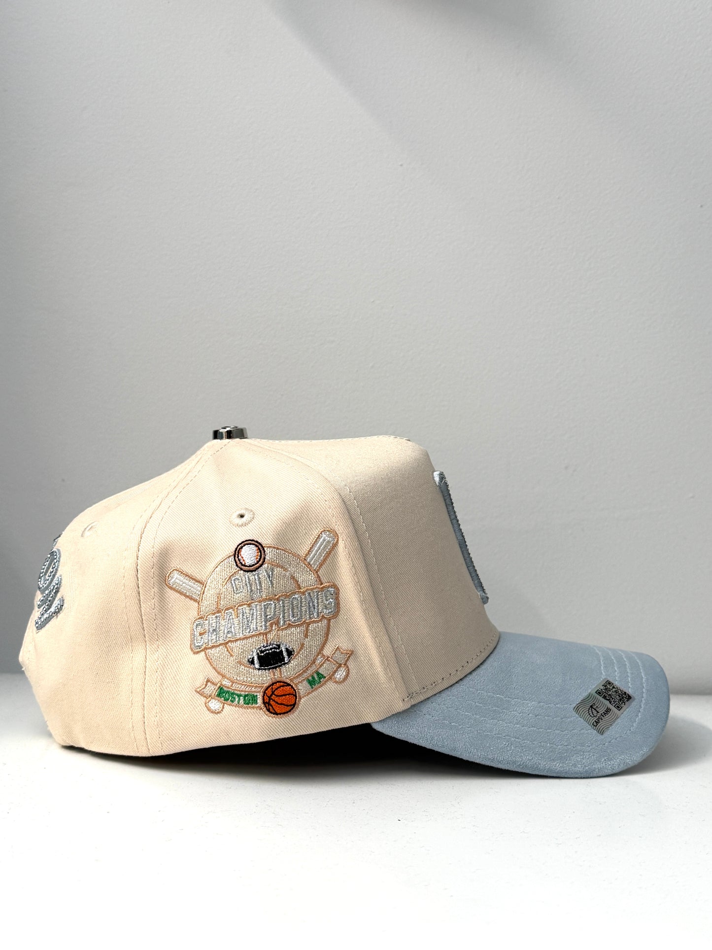 GORRA BOSTON BEIGE BLUE