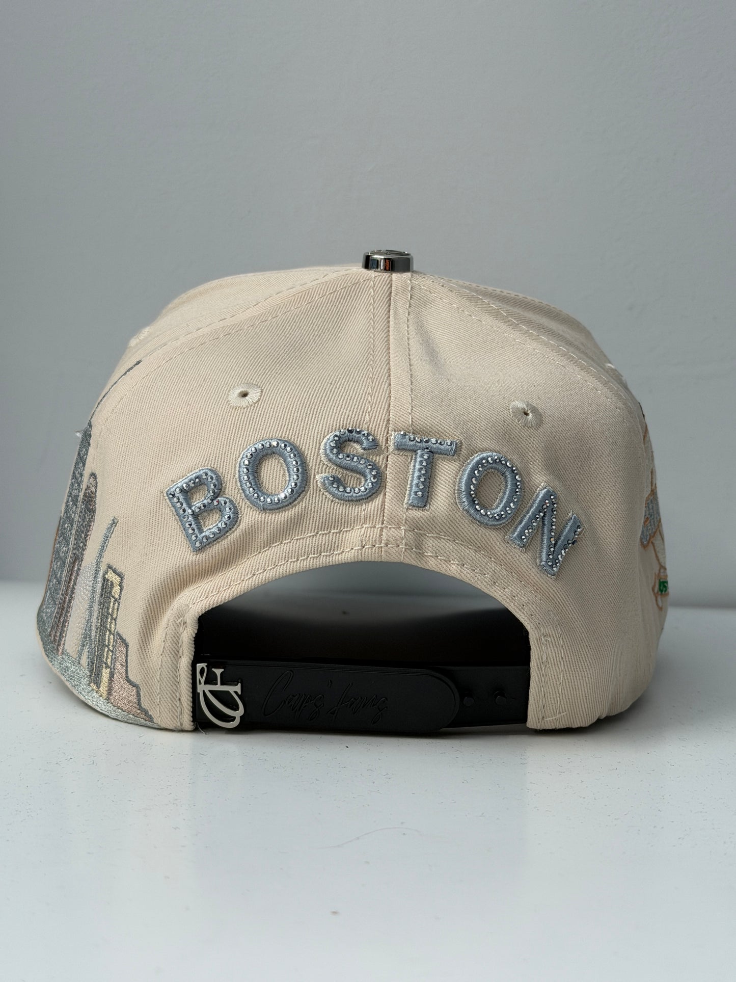 GORRA BOSTON BEIGE BLUE