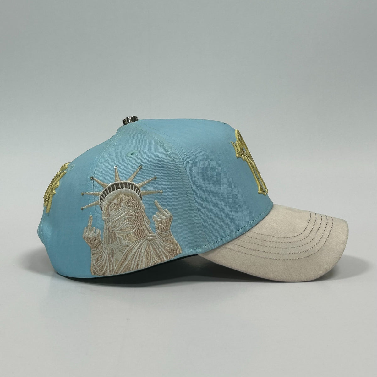 Gorra NY change color blue/purple