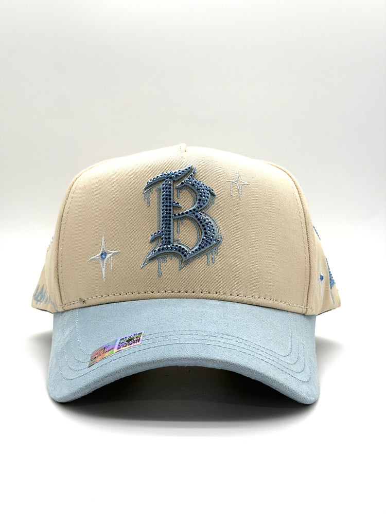 Gorra Boston city beige blue 2