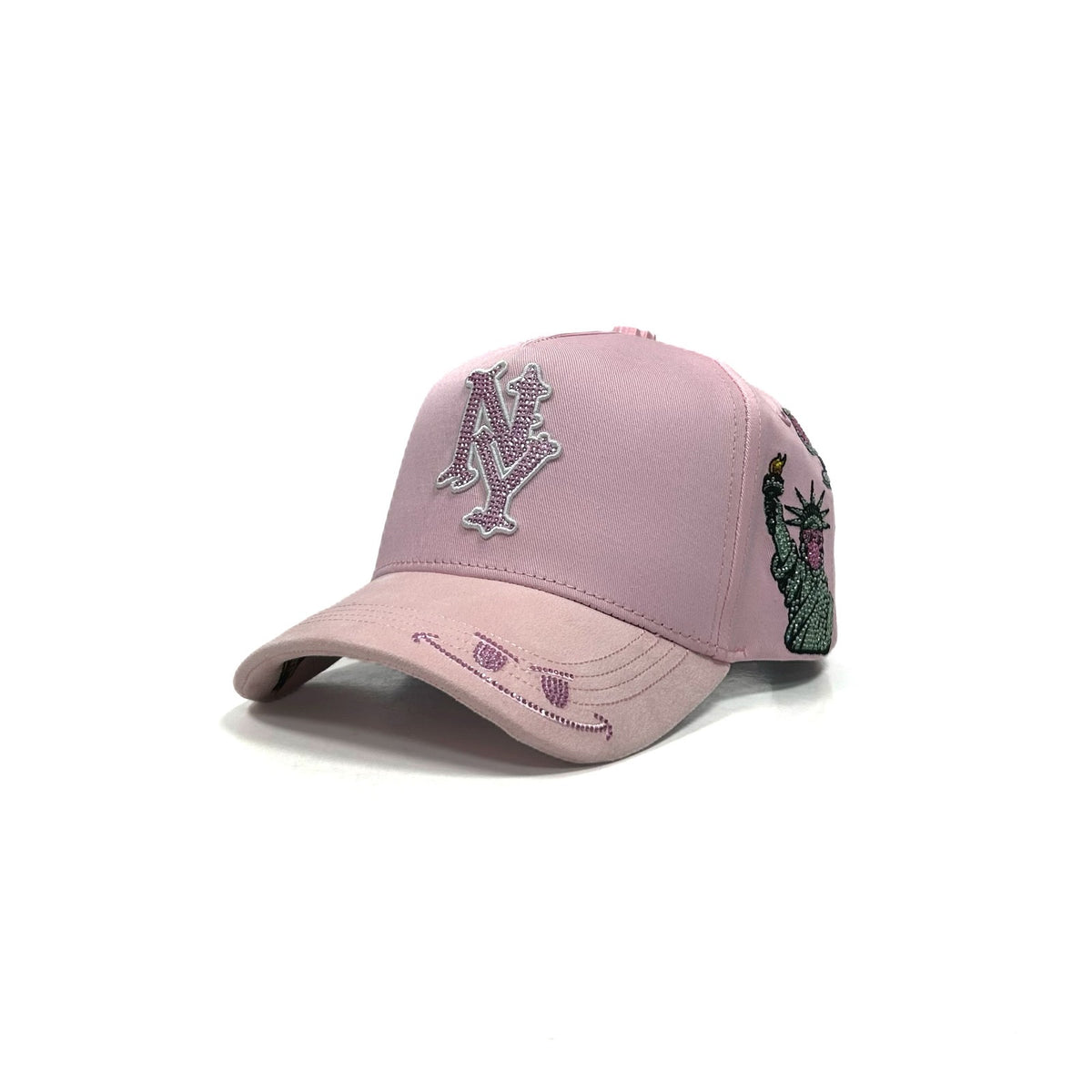Gorra NY patches Pink