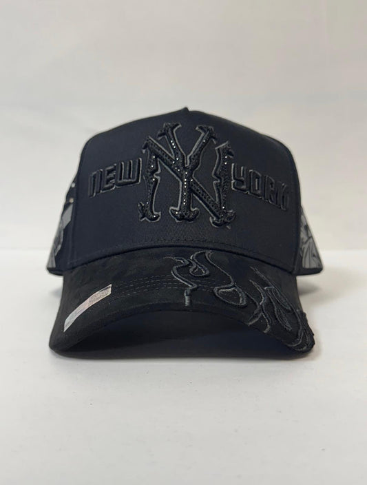 Gorra NY Crytals All Black