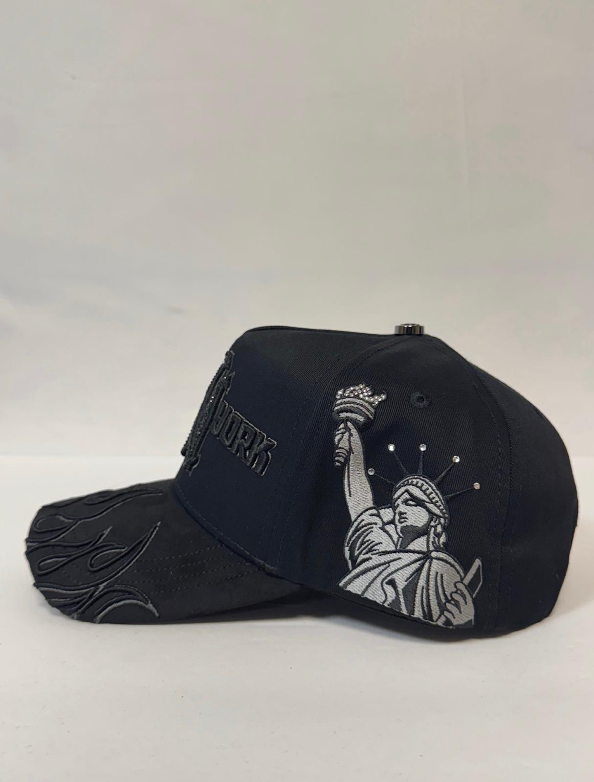 Gorra NY Crytals All Black